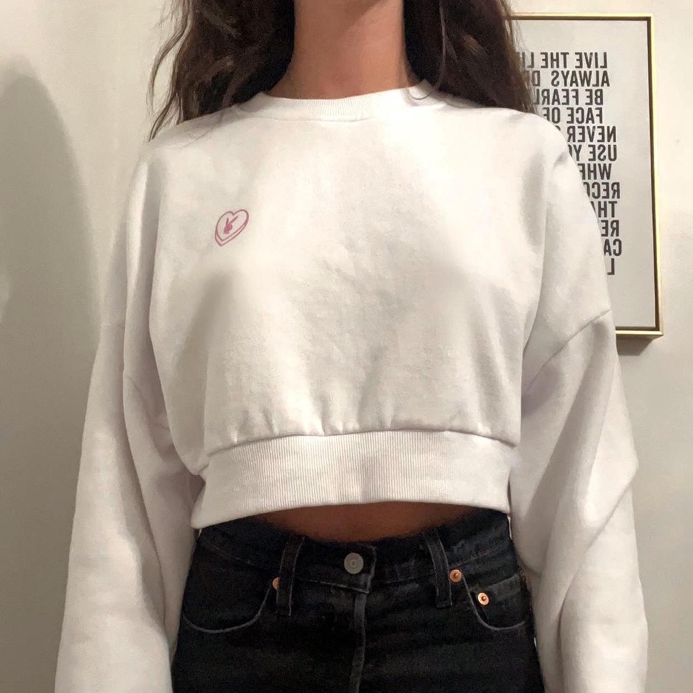 Exclusive Pacsun x Playboy valentines crop top